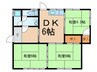 力丸貸家(6) 3DKの間取り