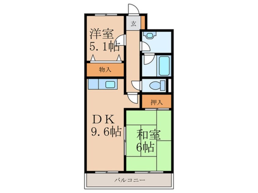 間取図 豊国銀座スカイマンション(303)