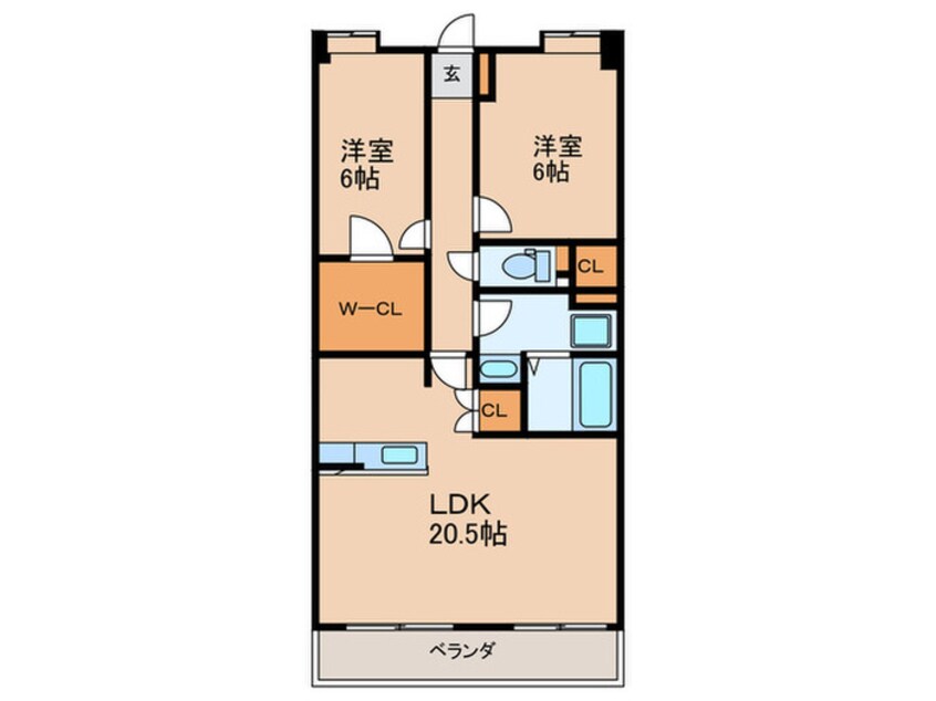 間取図 グランヴィル百道