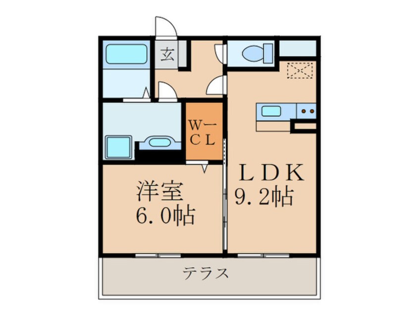 間取図 エスポワール祇園Ａ棟