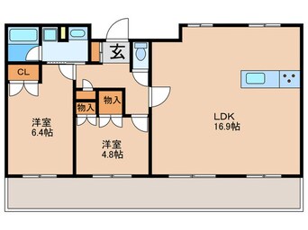 間取図 アビターレ南天神