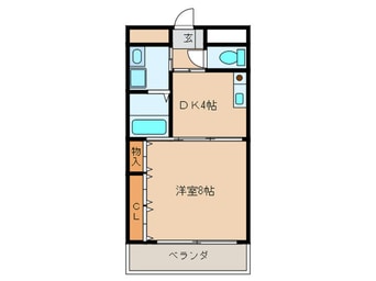 間取図 クラインドルフ