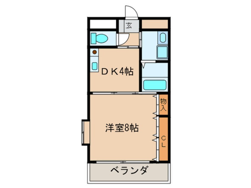 間取図 クラインドルフ