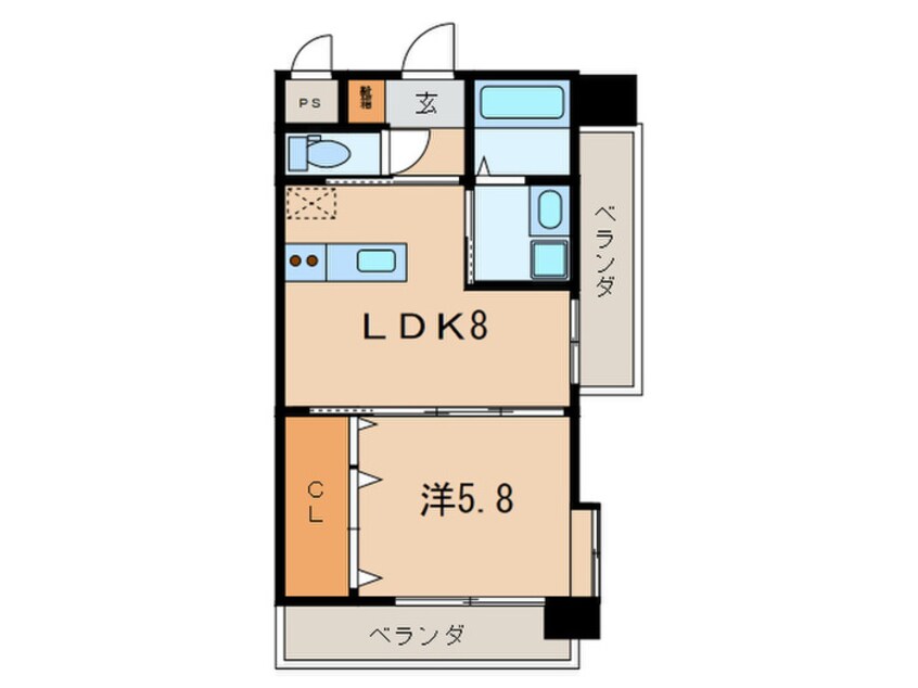 間取図 ガーデンコートSUNATSU