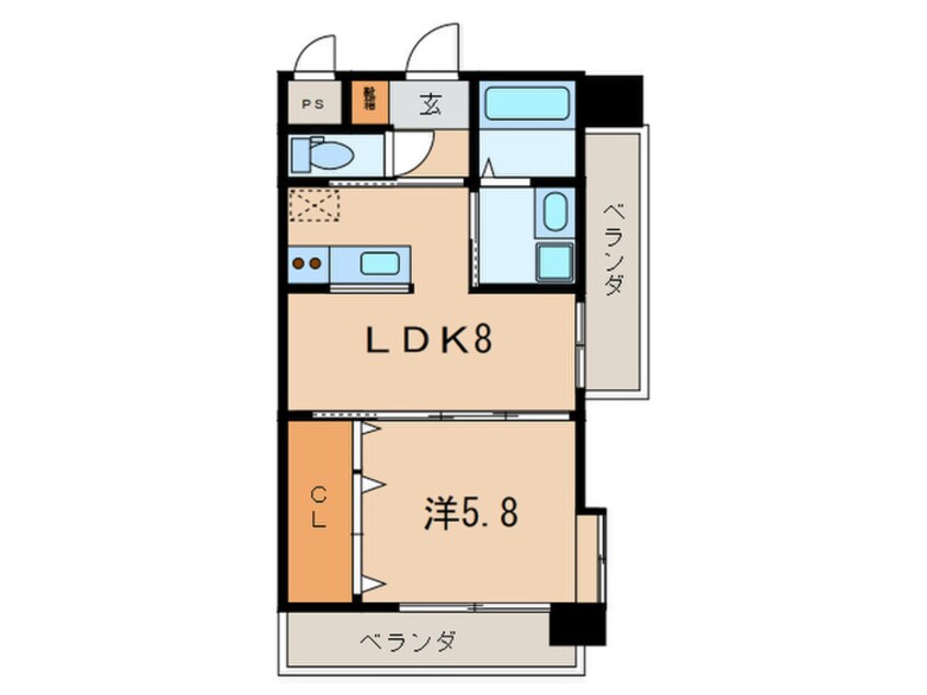 間取図 ガーデンコートSUNATSU