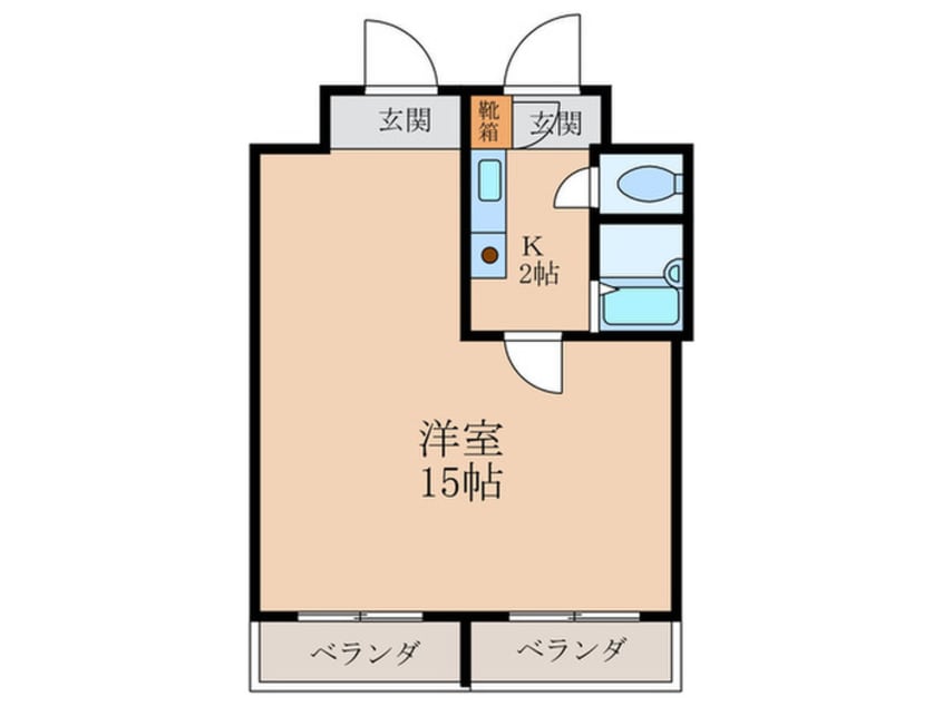 間取図 トーケン設計戸畑駅前ビル
