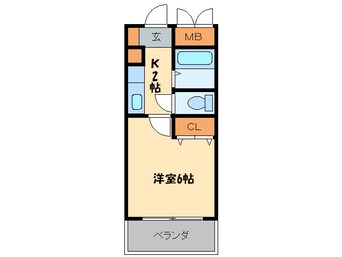 間取図 メゾン箱崎Ⅱ