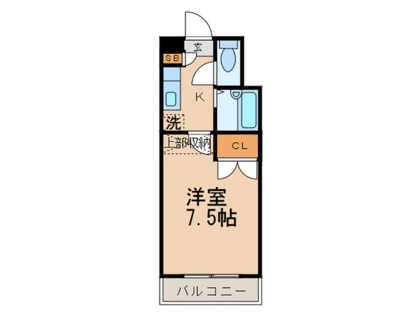 間取図 アリビオ百年橋通り