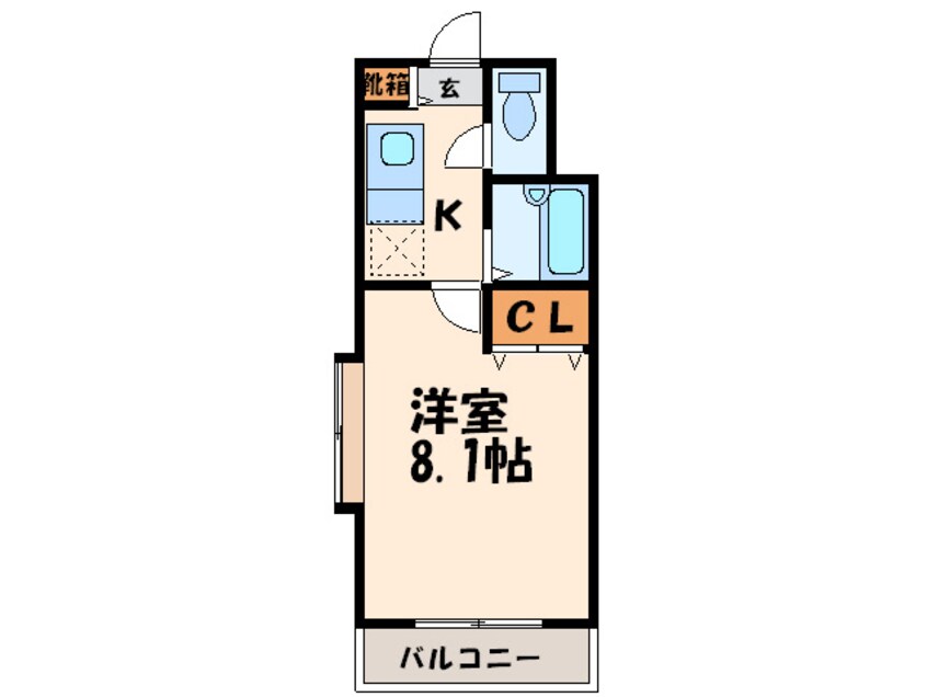 間取図 アリビオ百年橋通り