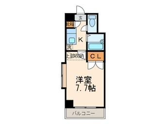間取図 アリビオ百年橋通り