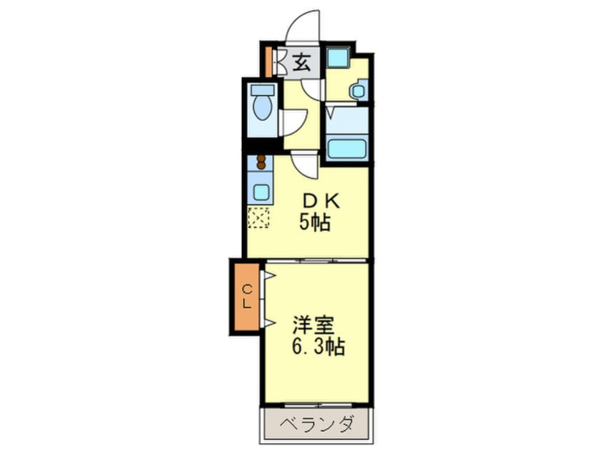 間取図 アンソレイエ