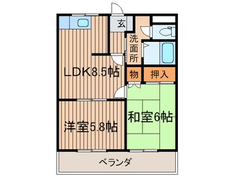 間取図 フェルデンマイスター力丸