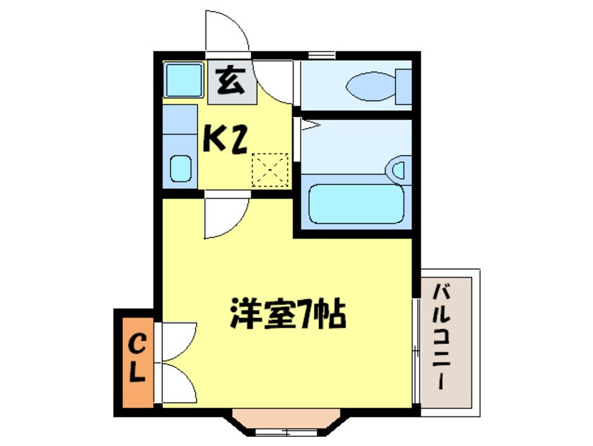 間取図 エミリ－ナ壱番館