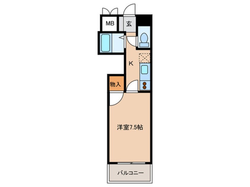 間取図 エルグランド天神（住戸）