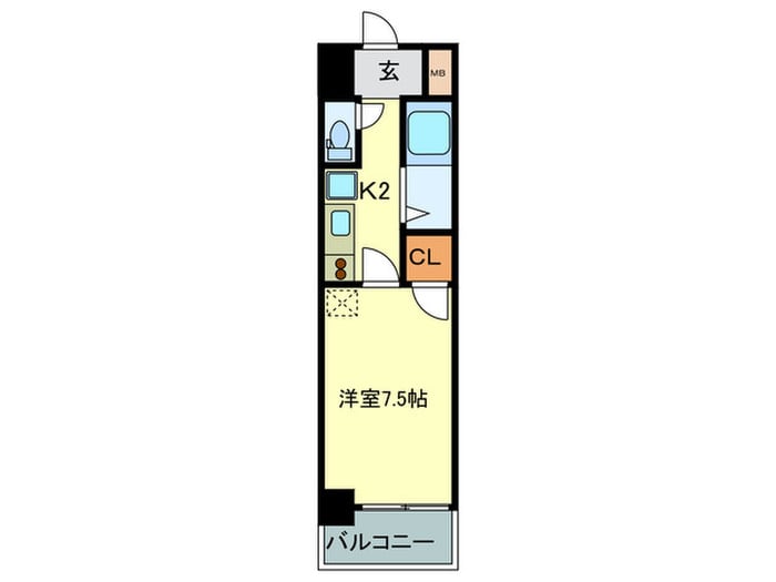 間取り図 エルグランド天神（住戸）