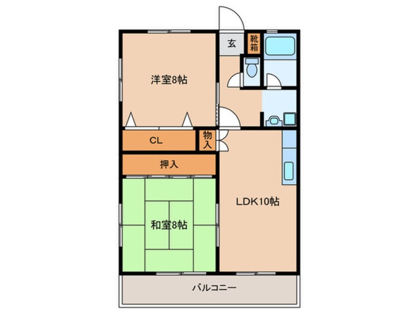 間取図 アイリス姪浜