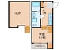ｎｅｘｔ　ｖｉｓｉｏｎ　大橋 1Kの間取り
