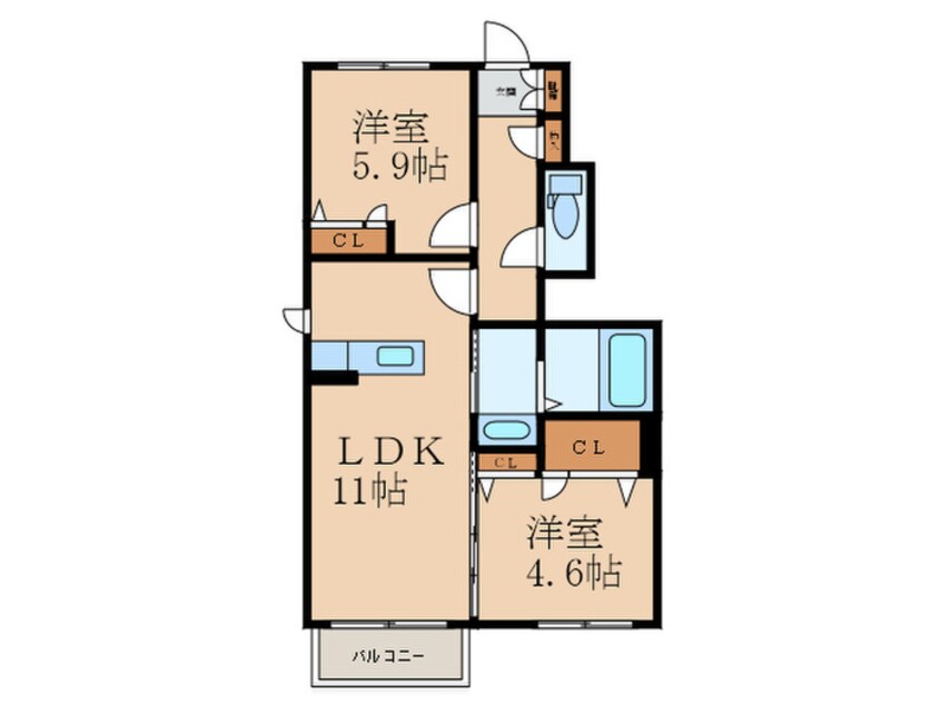 間取図 シャーメゾン樹