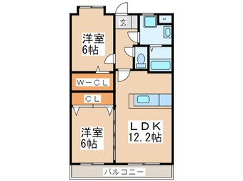 間取図 リヴィエール水城