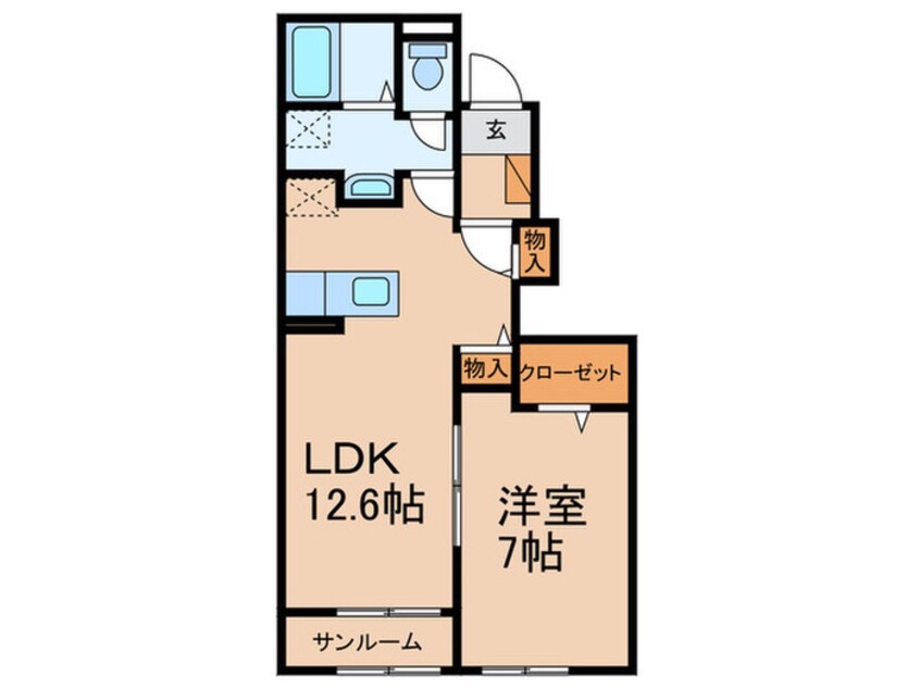 間取図 ウメミツハウス1