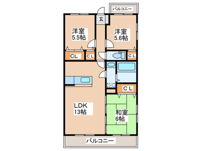 間取り図 ステラ２３Ｓ棟