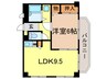THE　SQUARE　・Orio　Residence 1LDKの間取り