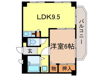 間取図 THE　SQUARE　・Orio　Residence