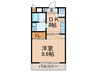 セカンドキャビン 1DKの間取り