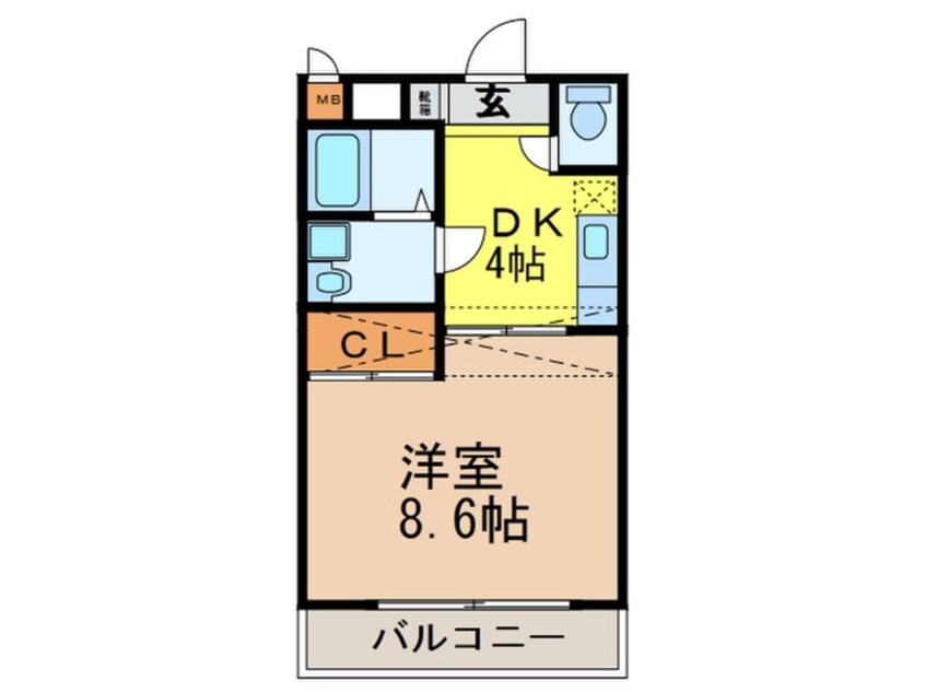 間取図 セカンドキャビン