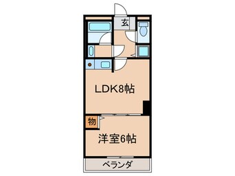 間取図 パレス小倉