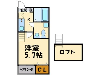 間取図 プレジール吉塚