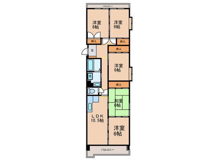 間取り図 エサキ南ビル