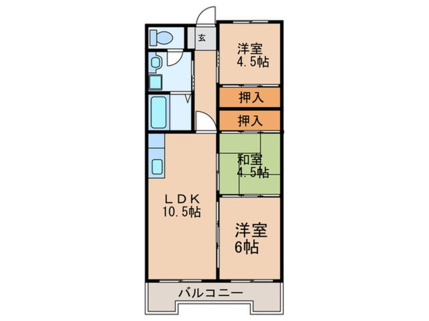 間取図 エサキ南ビル