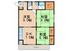 ハウス寺仙 3DKの間取り