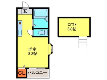 間取図 マキシム六本松西