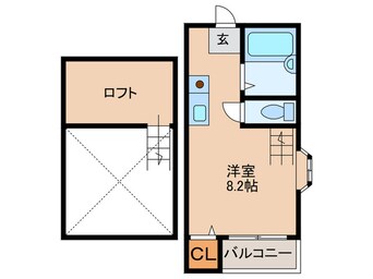 間取図 マキシム六本松西