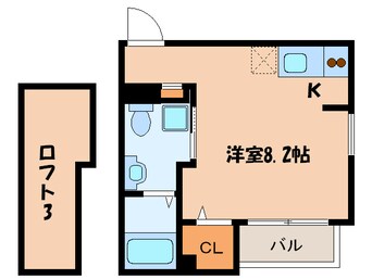 間取図 ドリ－ムウッズ箱崎Ⅷ