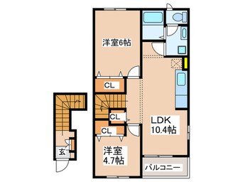 間取図 リ－フアルフォ－トⅠ