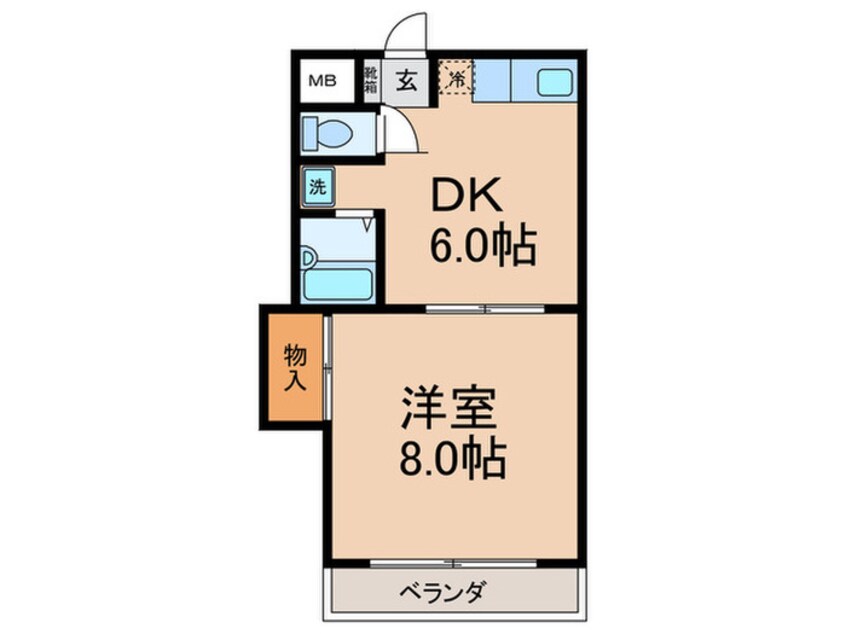 間取図 シャロム新町