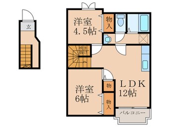 間取図 アメニティ下石田