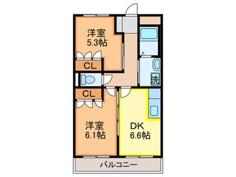 間取図 プランド－ルソフィア・若宮