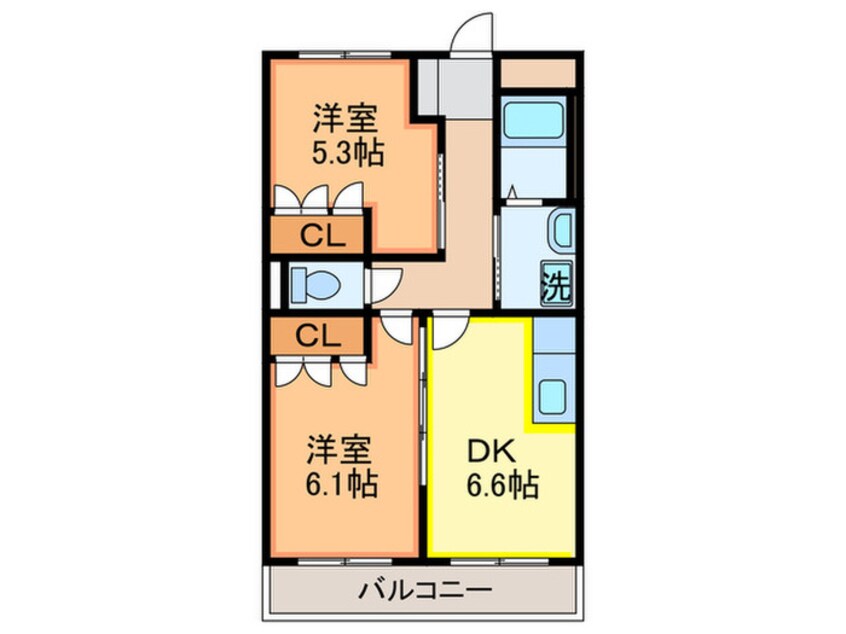 間取図 プランド－ルソフィア・若宮