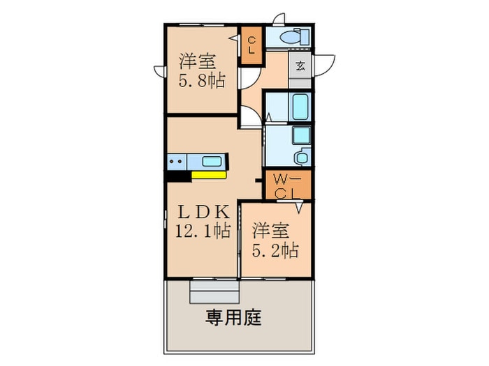 間取り図 リアンサンク　C棟