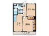 クレスト－ル 2DKの間取り