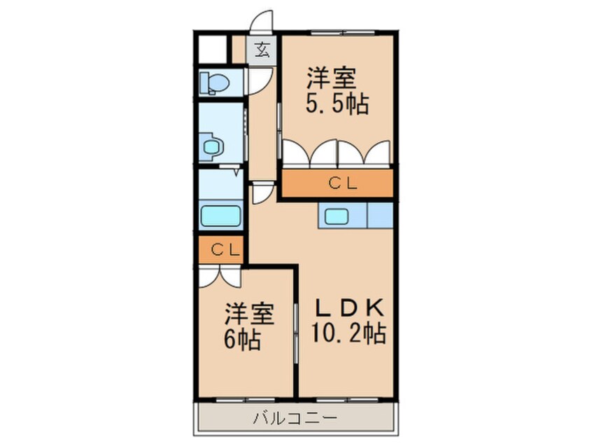 間取図 プラムヒルズ