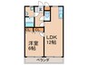 コーポラス青柳 1LDKの間取り