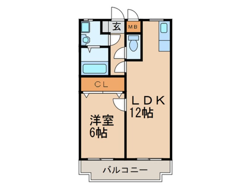 間取図 コーポラス青柳