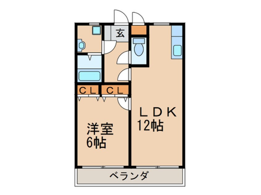 間取図 コーポラス青柳