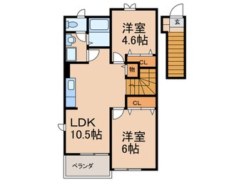間取図 アルカディアＡ棟