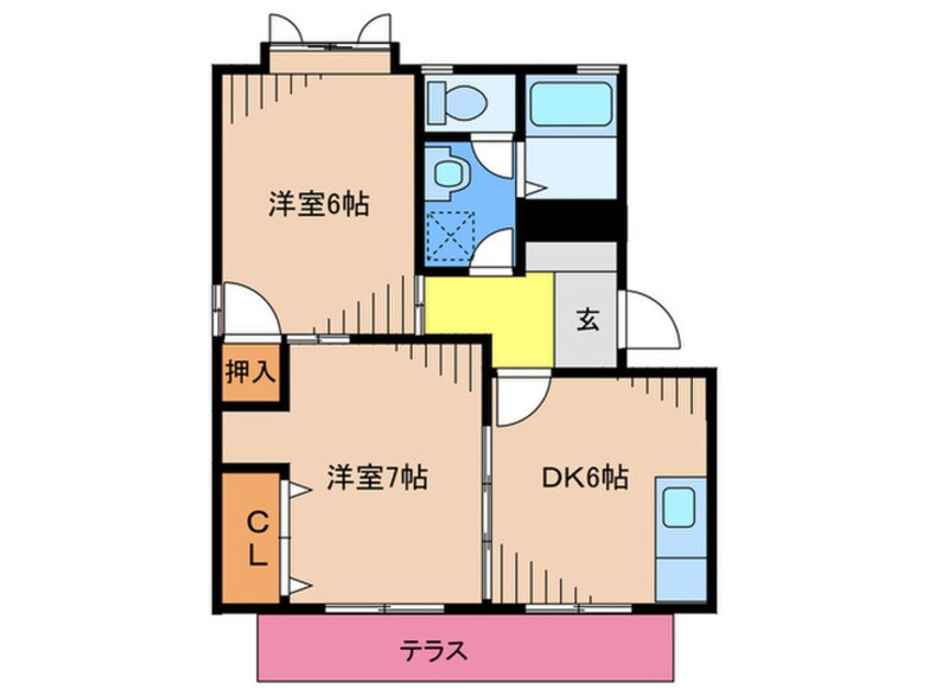 間取図 レークサイドヒルズ